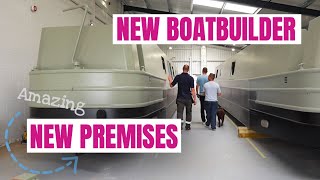 We visit our New Narrowboat Builder  Exciting times on an English Canal Ep127 [upl. by Hadeehsar678]