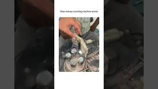 How Cash Counting Machine Works money viralshorts explore trending youtube shorts [upl. by Derr]