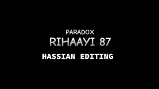 RIHAAYI 87 SONG [upl. by Hsuk504]