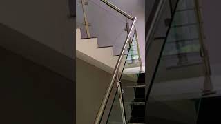 top steel glass railing designs 2024  latest glass railing design  steel railing price 2024 vira [upl. by Amek]