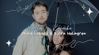 Haglar  Olivia Lobato amp Björn Holmgren Karaoke [upl. by Pepi]