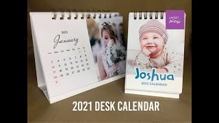 DIY 2021 Desk Calendar [upl. by Nagoh74]