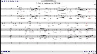 3 Quia fecit Rutter Magnificat SATB Tenor 1 [upl. by Tracy]