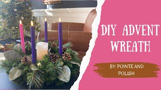 How to Create a DIY Advent Wreath [upl. by Gloriana295]