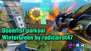 Doomfist Parkour  Eichenwalde quotWinterGreenquot by radicalrat47 [upl. by Orestes489]