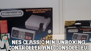 NES Classic Mini consolecontroller unboxing [upl. by Eanej]