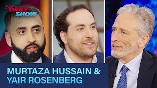 Murtaza Hussain amp Yair Rosenberg — IsraelPalestine Paths to Peace  The Daily Show [upl. by Rotciv]