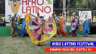 Afro Latino Festival  Panama Folklore Seattle  Panamanian Congo Dance [upl. by Ennail773]