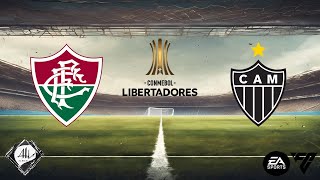 Fluminense x AtléticoMG  Quartas de Final Conmebol Libertadores 2024  Jogo de Ida  EA FC [upl. by Kellby784]