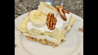 Making A Banana Split Cake – Recipe [upl. by Tacklind]