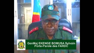 communiqué de presse des FARDC [upl. by Millda]