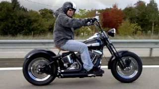 harley davidson 1340 softail heritage de 93 modifiee en bobber [upl. by Griff]