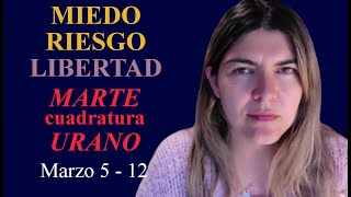 MARTE cuadratura URANO  MARZO Astrología  Eclipses astrologia marte urano marzo [upl. by Ayahs]