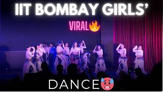 Viral Dance video of IIT Bombay Girls Hostel 10  Gyrations 2024 [upl. by Clementis608]