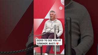 A special guest at Säbener 🥰 FCBayern MiaSanMia [upl. by Celka]