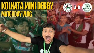 Mohun Bagan Thrash Mohammedan SC 30 At the Salt Lake Stadium  Kolkata Mini Derby Vlog [upl. by Noira]