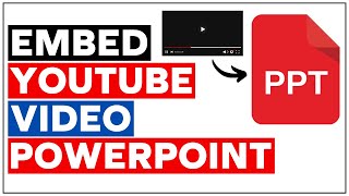 How to embed YouTube video in PowerPoint Presentation [upl. by Emilee882]