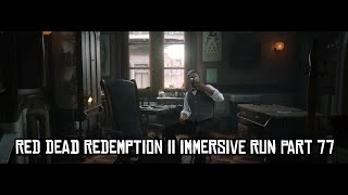 Red Dead Redemption II  Immersive run part 77 no HUD free aim no commentary CC [upl. by Keligot]