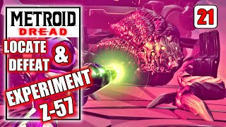 Metroid Dread  Locate amp Defeat Experiment No Z57 in Cataris  Gameplay Walkthrough Part 21 [upl. by Jagir]