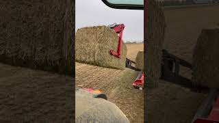 Collecting Hay Bales made Easy farming fendt farmking agri shortsagriculture hay [upl. by Leonidas]