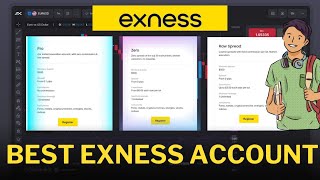 EXNESS Best Account For Forex Trading  Raw Spread Vs Zero Account  Karsh Trade [upl. by Ttennej]