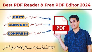 Best PDF reader  Free PDF editor 2024 [upl. by Yerrok]