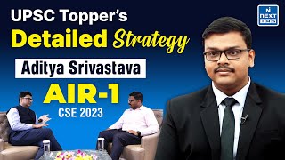 IAS Topper Aditya Srivastava UPSC CSE 2023 Rank 1 [upl. by Haras]