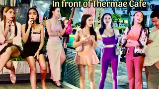 Thermae Cafe Boom Boom Freelancers 2024  Thermae Cafe Bangkok Soi 4 Bangkok Nightlife Nana Plaza [upl. by Ahsam]