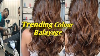 How To Make Balayage Hair At Home  Easy Technique Hair Colour Balayage [upl. by Dorion]