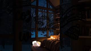 Cozy winter 🌟 cozycampfire cozywinterambience spooky trivia shorts viralvideo [upl. by Dnana398]