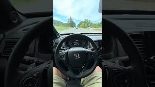 Backroad Hwy auto pilot self driving truck Honda Ridgeline 2023 Taking curves Comma 2 [upl. by Esaele]