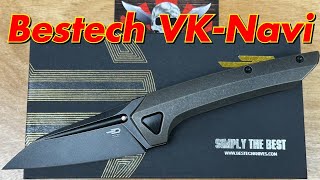 Bestech VKNavi  Vulpex knives design  Magnacut blade and great design [upl. by Alake]