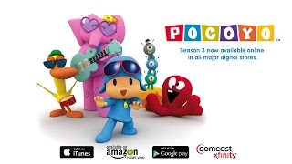 Lets Go Pocoyo  3rd Season now available in major digital stores [upl. by Eamaj]