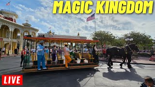 🔴 LIVE Magic Kingdom Friday for rides shows and the parades 2232024 [upl. by Eleynad]