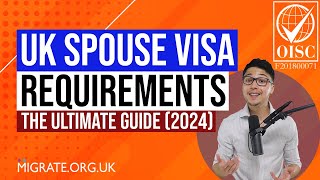 UK Spouse Visa Requirements 2024  How To Apply Successfully [upl. by Aneryc]