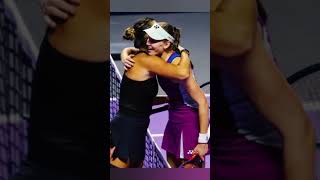 Sabalenka defeatThe embrace with Rybakina interprets the beauty of competitionSabalenka Rybakina [upl. by Aicercul943]