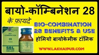 Bio Combination 28 General Tonic Benefits amp Use [upl. by Brady]