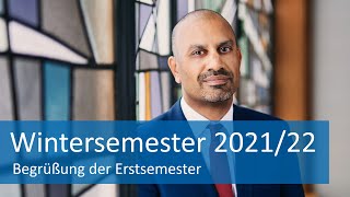 Begrüßung der Erstsemester durch JLUPräsident Prof Dr Joybrato Mukherjee September 2021 [upl. by Adnoloy]