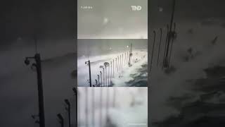 Storm surge from Hurricane Helene in Florida [upl. by Euqininod]