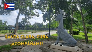 4K 🇨🇺 Santa Clara Cuba  Caminata hasta el Burro Perico 👣🛤️🏝️ Walking Tour [upl. by Materse]