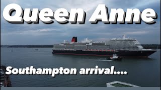 Queen Anne Southampton Maiden Arrival [upl. by Harrington]