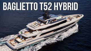 Touring one of the WORLDS LARGEST HYBRID YACHTS  €36000000 Baglietto T52 Hybrid SuperYacht [upl. by Eiramanin761]