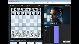 BlueGem 8000 Chess 200 forced Depth Computer Chess Look Carlson [upl. by Nylaras]