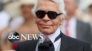 The legacy of fashion icon Karl Lagerfeld l GMA [upl. by Ydnyl]