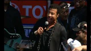 Lionel Richie  All Night Long Live at 2010 AFL Grand Final Replay 2102010 [upl. by Ydnelg]