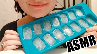 ❄️EATING CARBONATED ICE CUBES❄️  Ice Eating ASMR   Soft Crunches [upl. by Aivatnahs79]