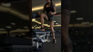 How to do STEP UPS right glutes workout shorts [upl. by Analah]