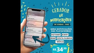 Gerador de Notificações de Comissões de Venda para Afiliados [upl. by Arelus]