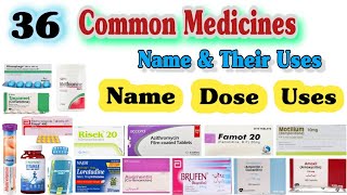 Common Medicines For General Medical Practice  Medicine Name and Uses [upl. by Ydok]