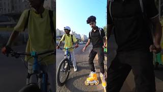 Skating और Cycle 😃 vishalskater streetskating minivlog skaterboy indorecity vlog [upl. by Amersham]